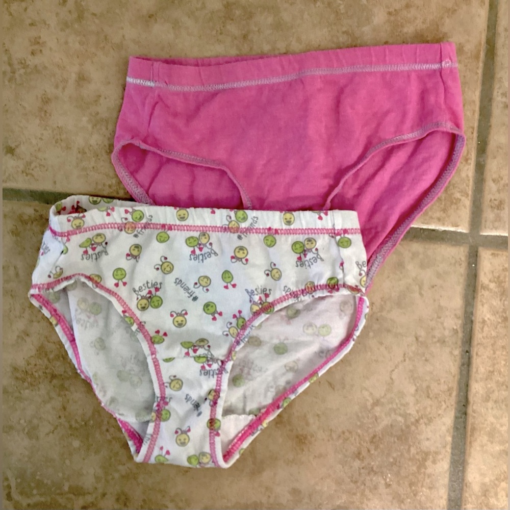 Hanes Bestie Happy Face and Pink Underwear